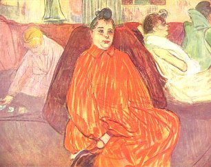 Toulouse Lautrec Der Diwan Wandbild
