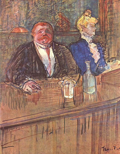 Toulouse Lautrec Die Bar Wandbild