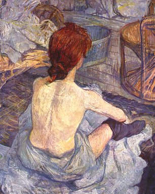 Toulouse Lautrec Die Toilette Detail Wandbild