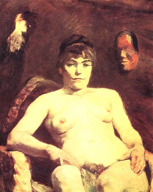Toulouse Lautrec Die dicke Marie Wandbild