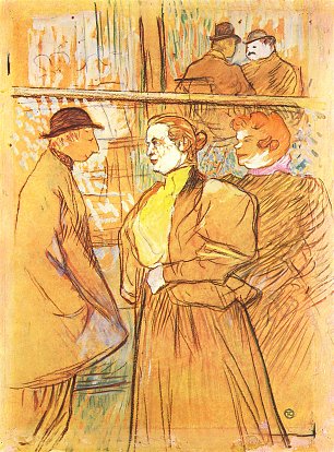 Toulouse Lautrec Im Moulin Rouge 1 Wandbild