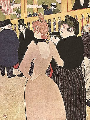 Toulouse Lautrec Im Moulin Rouge 3 Wandbild