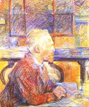 Toulouse Lautrec Portrait des Vincent van Gogh Wandbild