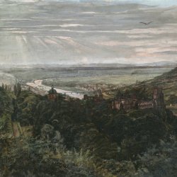 Wilhelm-Truebner-Blick-auf-Heidelberg