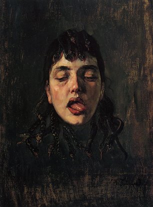 Wilhelm Truebner Gorgonenhaupt Wandbild