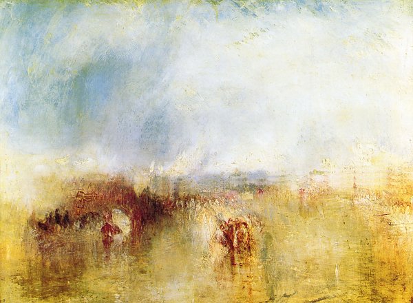 William Turner Bootszug mit entferntem Rauch Venedig Wandbild