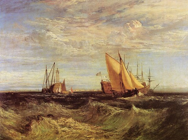 William Turner Die Vereinigung von Themse und Medway Wandbild