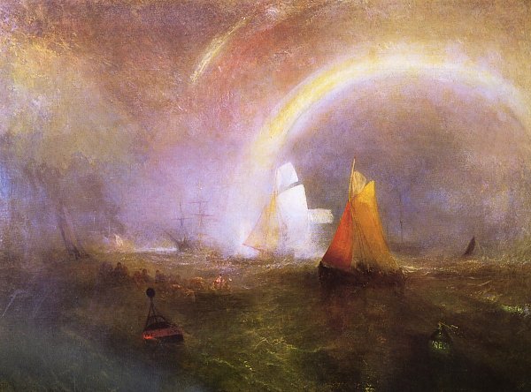 William Turner Die Wrackboje Wandbild