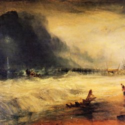 William-Turner-Ein-Rettungsboot-faehrt-zu-einem-gestrandeten-Schiff