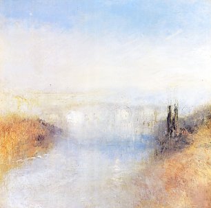 William Turner Ein von einem Huegel gesehener Fluss Wandbild