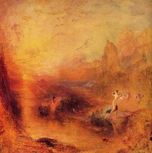 William Turner Glaucus und Scylla Wandbild