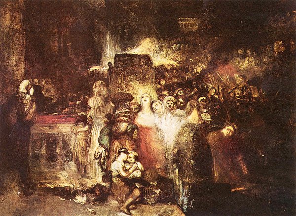 William Turner Pilatus waescht seine Haende Wandbild