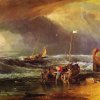 William-Turner-Strandszene-mit-Fischern-die-ein-Boot-ziehen
