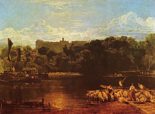 William Turner Windsor Castle an der Themse Wandbild