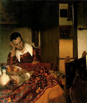 Jan Vermeer Schlafendes Maedchen Wandbild