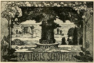 Heinrich Vogeler Ex libris Schotteck Wandbild