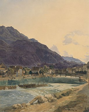 Ferdinand Georg Waldmueller Bad Ischl Wandbild