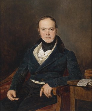 Ferdinand Georg Waldmueller Bildnis August Walter Wandbild