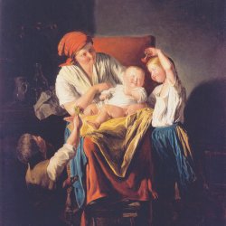 Ferdinand-Georg-Waldmueller-Das-Mutterglueck
