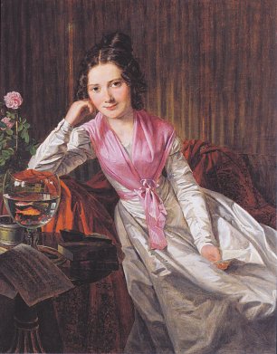 Ferdinand Georg Waldmueller Die Schauspielerin Theres Krones Wandbild