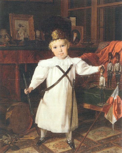 Ferdinand Georg Waldmueller Erzherzog Franz als Grenadier Wandbild