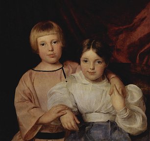 Ferdinand Georg Waldmueller Kinder Wandbild