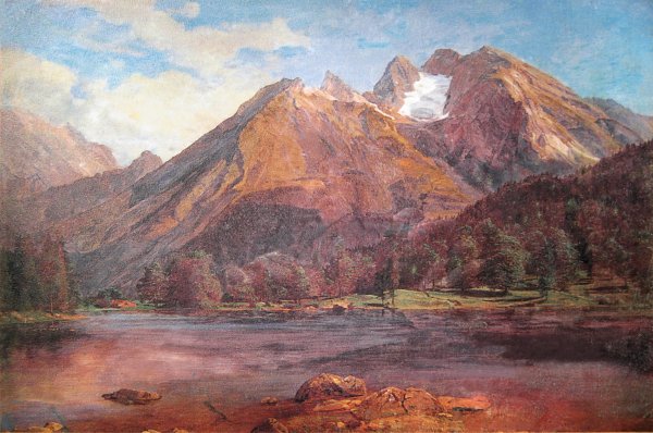 Ferdinand Georg Waldmueller Taubensee Wandbild