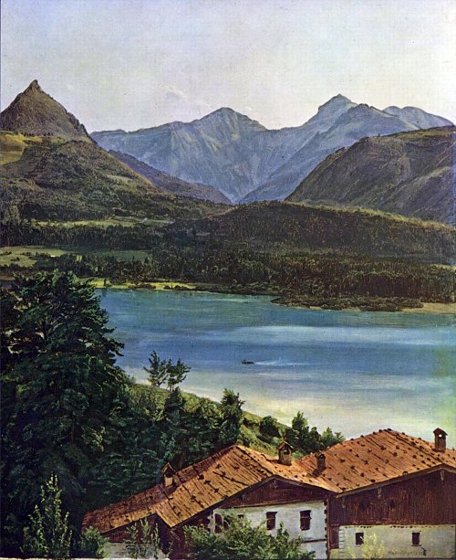 Ferdinand Georg Waldmueller Wolfgangsee Wandbild