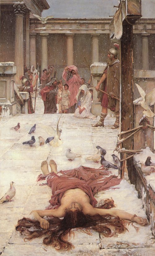 John William Waterhouse Saint Eulalia Wandbild