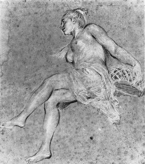 Antoine Watteau Flora Wandbild