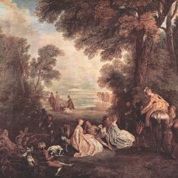 Antoine-Watteau-Treffen-zur-Jagd