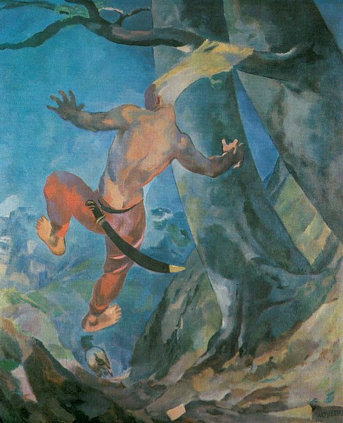 Albert Weisgerber Absalom Wandbild