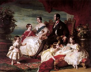 Franz Xaver Winterhalter Die koenigliche Familie Wandbild