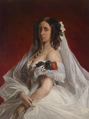 Franz Xaver Winterhalter Marie von Sachsen Weimar Wandbild