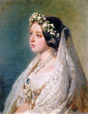 Franz Xaver Winterhalter Portrait von Queen Victoria Wandbild