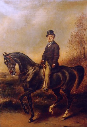 Franz Xaver Winterhalter Reiterportrait von Francois Adolphe Akermann Wandbild