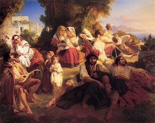 Franz Xaver Winterhalter Suesse Nutzlosigkeit Wandbild