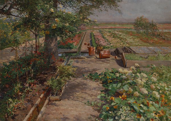 Olga Wisinger Florian Im Garten Wandbild