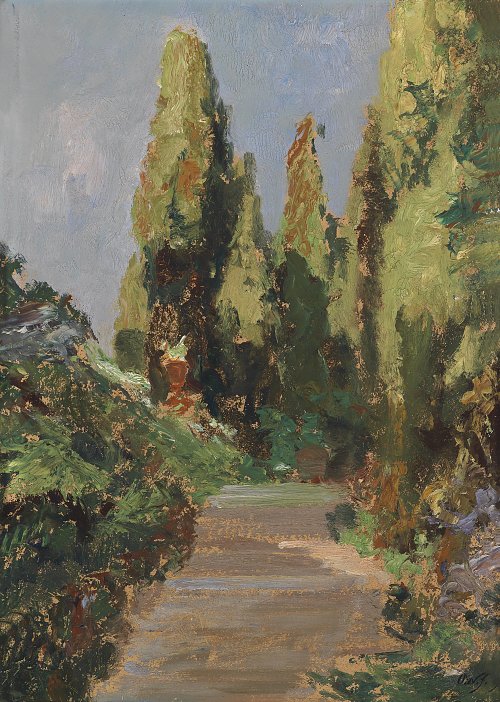 Olga Wisinger Florian Parklandschaft Wandbild