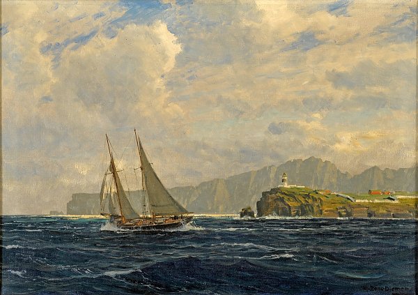 Michael Zeno Diemer Hart am Wind Wandbild