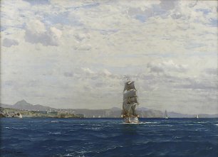 Michael Zeno Diemer Sailing off the Kilitbahir Fortress in the Dardenelles Turkey Wandbild