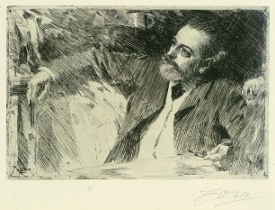 Anders Zorn Antonin Proust Wandbild