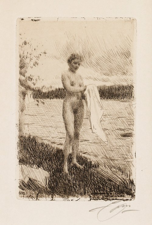 Anders Zorn Dalaelven Wandbild