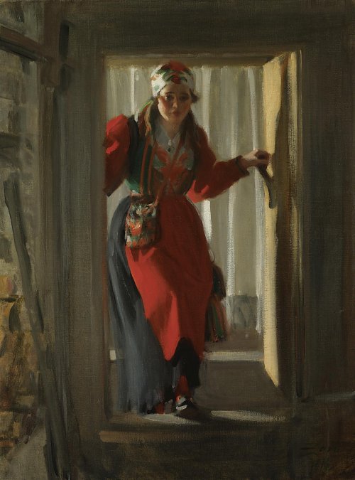 Anders Zorn Female figure Wandbild