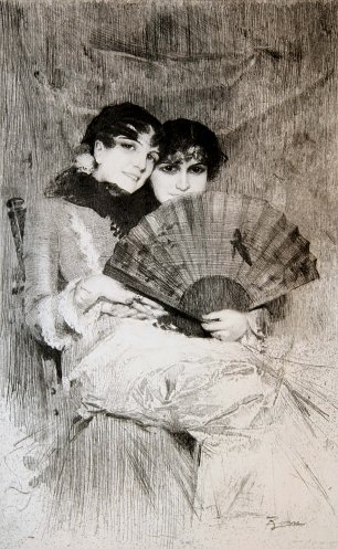 Anders Zorn Kusinerna Wandbild