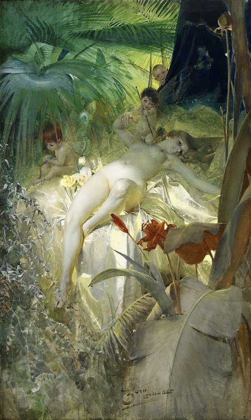 Anders Zorn Love Nymph Wandbild