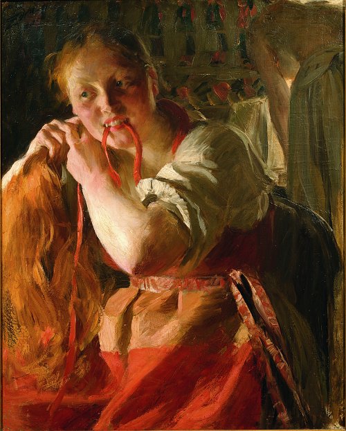 Anders Zorn Margit Wandbild