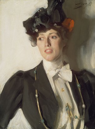 Anders Zorn Martha Dana Wandbild