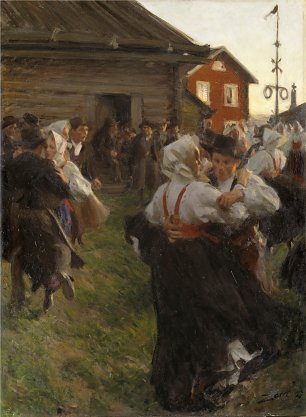 Anders Zorn Midsommardans Wandbild