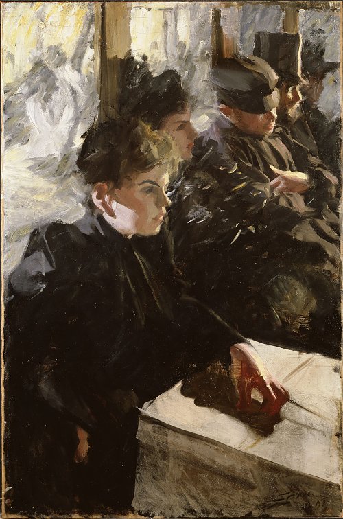 Anders Zorn Omnibus Wandbild
